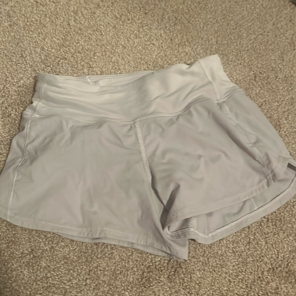 white lululemon speed ups size 2